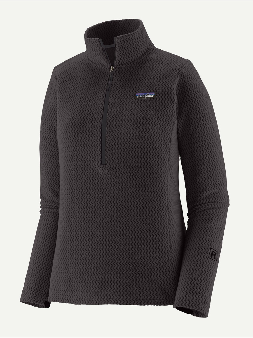 Patagonia R1 Air Fleece Zip-Neck in shade Black Size XS